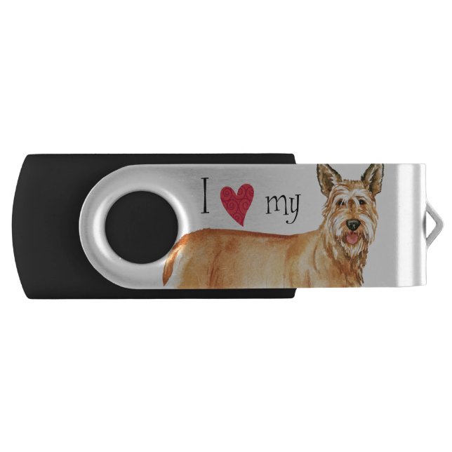I Love my Berger Picard USB Flash Drive (Front)