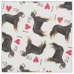 I Love my Berner Fabric