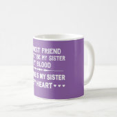 I LOVE MY BEST FRIEND - MY SISTER COFFEE MUG (Front Right)