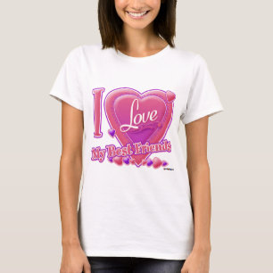 I Love My Best Friends pink/purple - hearts T-Shirt