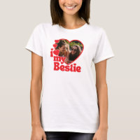 I Love My Bestie Heart Custom Photo