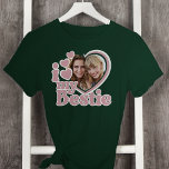 I Love My Bestie Heart Photo Blush Pink T-Shirt<br><div class="desc">Looking for a cute gift for your bestie? This fun heart design can be personalized with a favorite photo.</div>