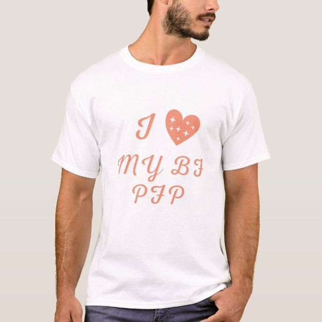 I Love My BF pfp T-Shirt | Zazzle