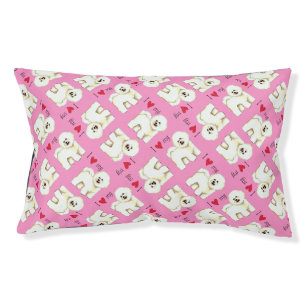 I Love my Bichon Frise Pet Bed