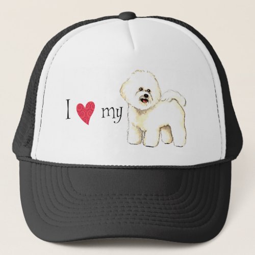 I Love my Bichon Frise Trucker Hat