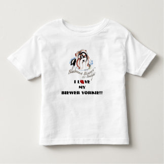 I Love My Biewer Yorkie Toddler T-shirt