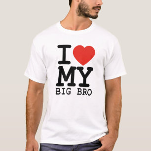 I Love My Big Bro Family Matching Valentines Day T-Shirt