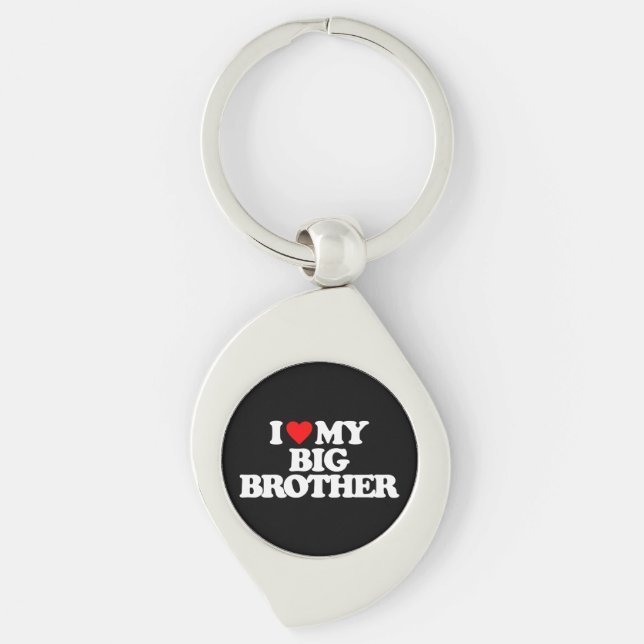 I LOVE MY BIG BROTHER KEYCHAIN (Front)
