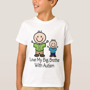 I Love My Big Brother With Autism T-Shirt