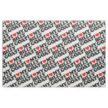 I LOVE MY BILLY GOAT FABRIC