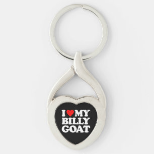 I LOVE MY BILLY GOAT KEYCHAIN