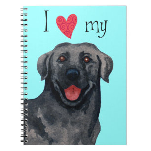 I Love my Black Lab Notebook