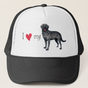 I Love my Black Lab Trucker Hat