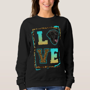I Love My Black Labrador Retriever Black Lab Mom D Sweatshirt