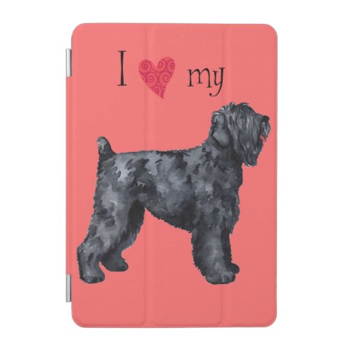 I Love my Black Russian Terrier iPad Mini Cover