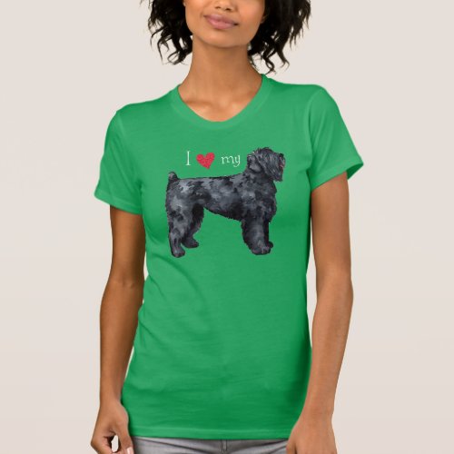 I Love my Black Russian Terrier T_Shirt