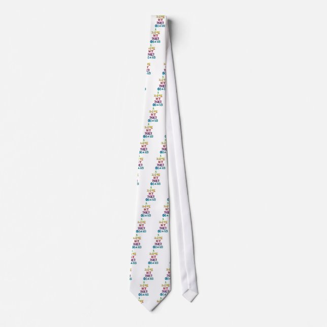 I Love My Boer Goats Tie (Front)