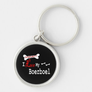 I Love My Boerboel Keychain