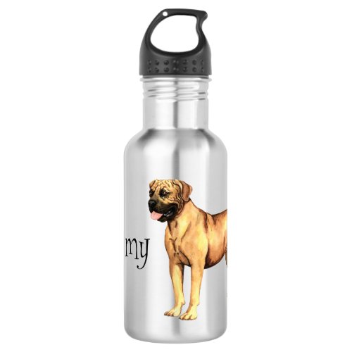 I Love my Boerboel Stainless Steel Water Bottle