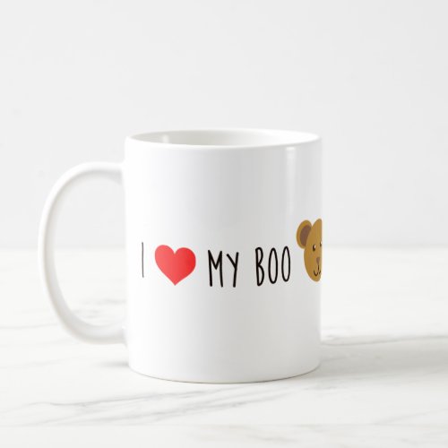 i love my boo bear mug