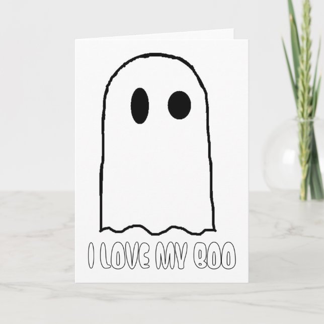 I LOVE MY BOO CARD (Front)