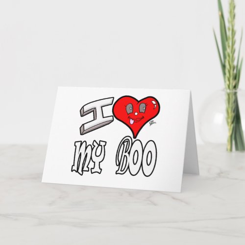 I Love My Boo Card