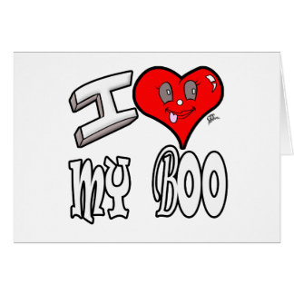 I Love My Boo Card