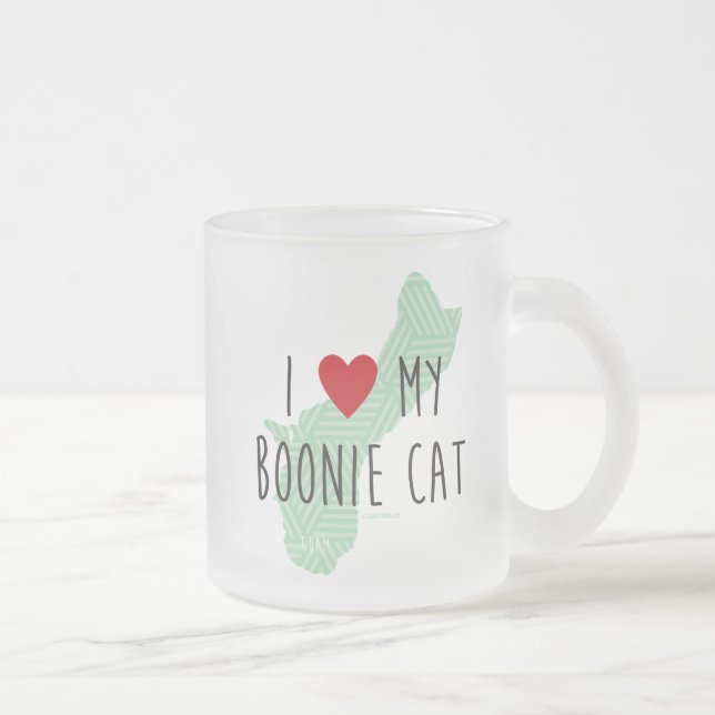 I Love My Boonie Cat Mug (Right)