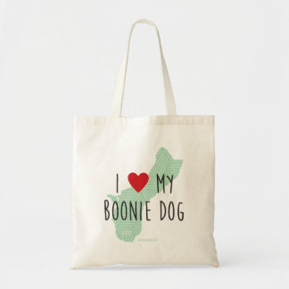 I Love My Boonie Dog Tote Bag