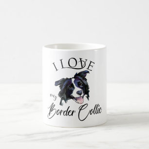 I Love My Border Collie Coffee Mug
