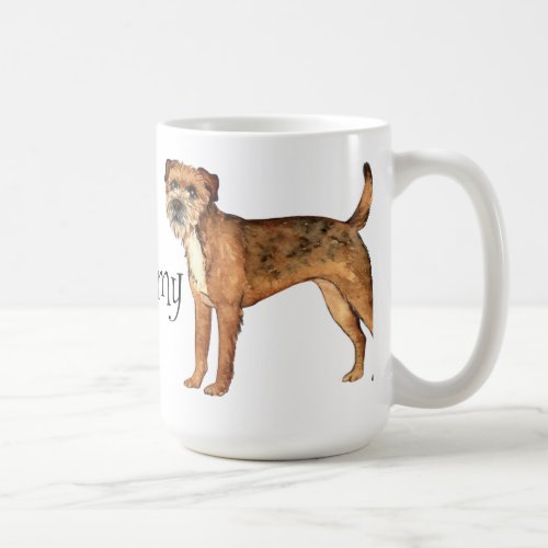 I Love my Border Terrier Coffee Mug