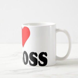 I love my boss coffee mug
