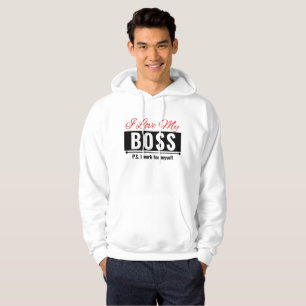 I Love My Boss Hoodie
