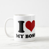 I love My Boss - mug | Zazzle