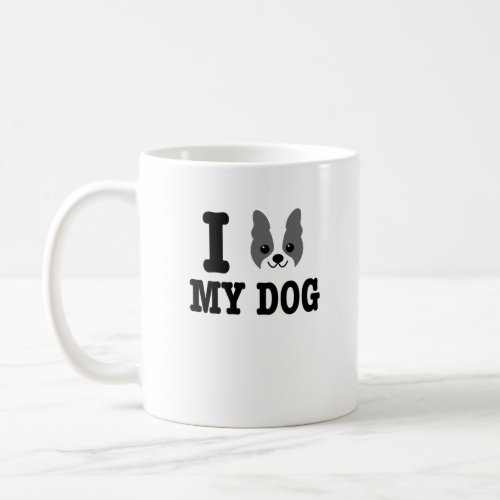 I Love My Boston Terrier Dog Owner Pet Lover Gift Coffee Mug
