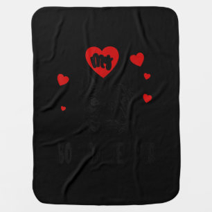 I Love My Boston Terrier Gifts For Dog Lovers Baby Blanket