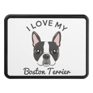 "I Love My Boston Terrier" Hitch Cover