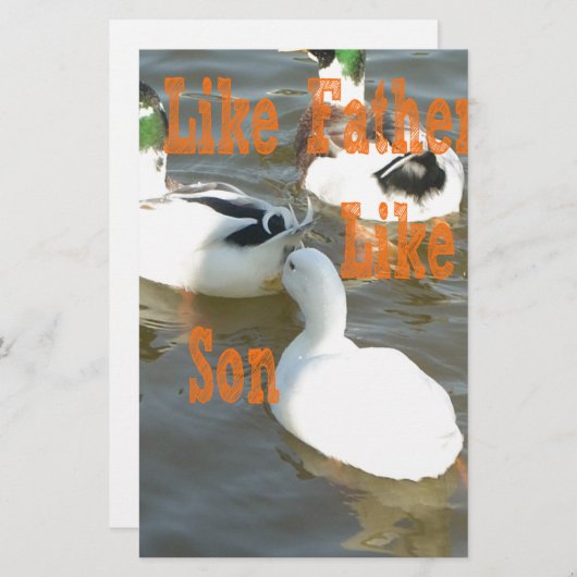 I love my Boy like father like son (Front/Back)