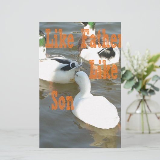 I love my Boy like father like son (Standing Front)