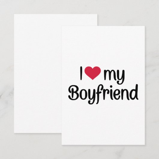 I love my boyfriend (Front/Back)