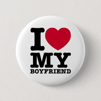 I LOVE MY Boyfriend Button