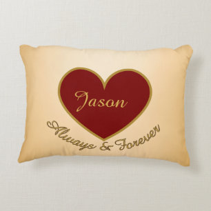 I Love My Boyfriend Custom Accent Pillow