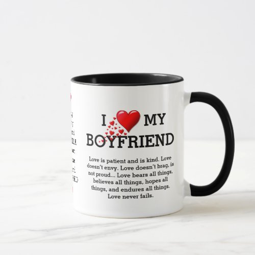 I LOVE MY BOYFRIEND Custom Christian Mug