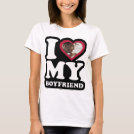 I Love My Boyfriend - Custom Photo Personalized T-Shirt I Love My Boyfriend - Custom Photo Personalized T-Shirt