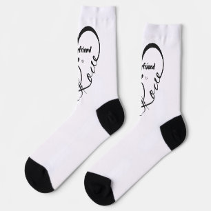 I Love My Boyfriend I ♥ Us Socks