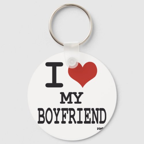 I love my boyfriend keychain