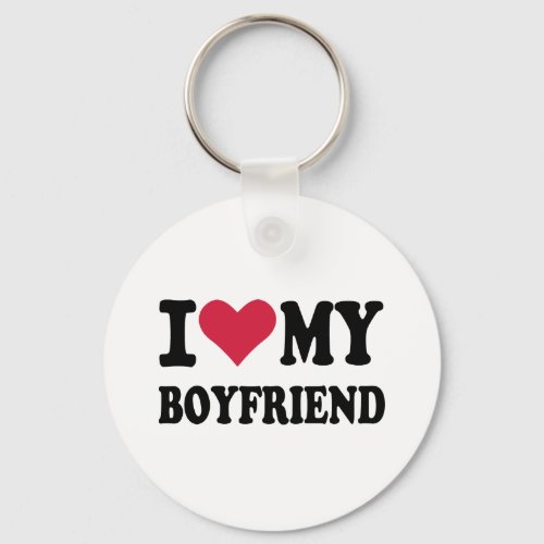 I love my boyfriend keychain