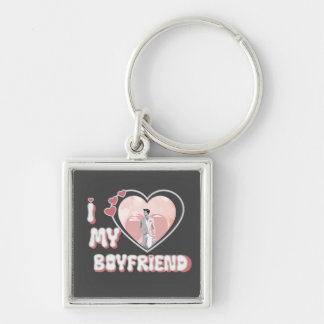 I love my boyfriend keychain