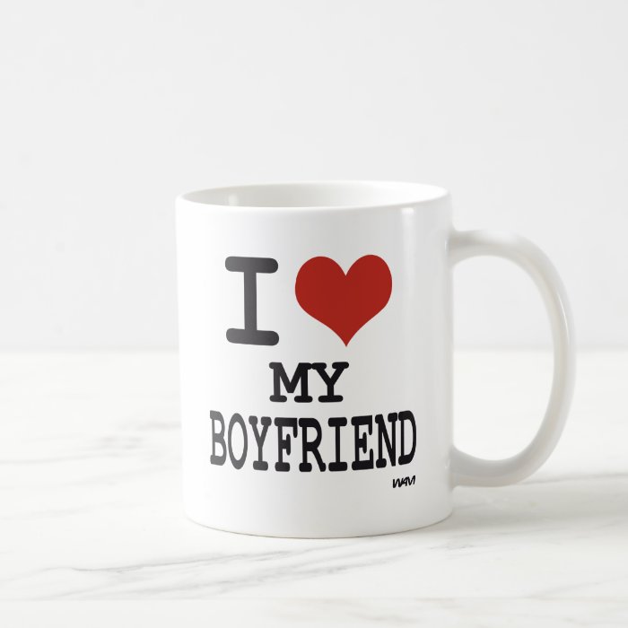 I love my boyfriend mug