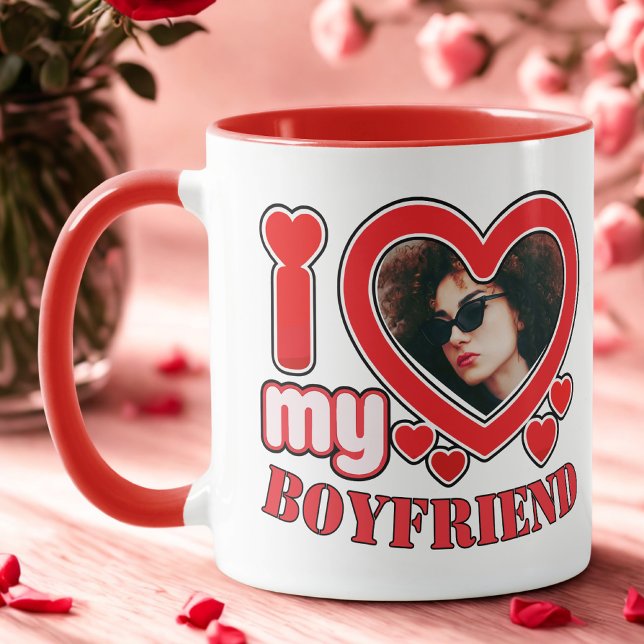 I Love My Boyfriend Personalized Mug (Creator Uploaded)